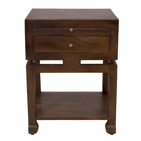 Found & Fable Maddison Brown Accent Table