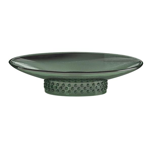 Honeybloom Green Bubble Glass Soap Dish, 5"