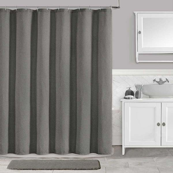 Crosby St. Grey Sussex Shower Curtain, 72"