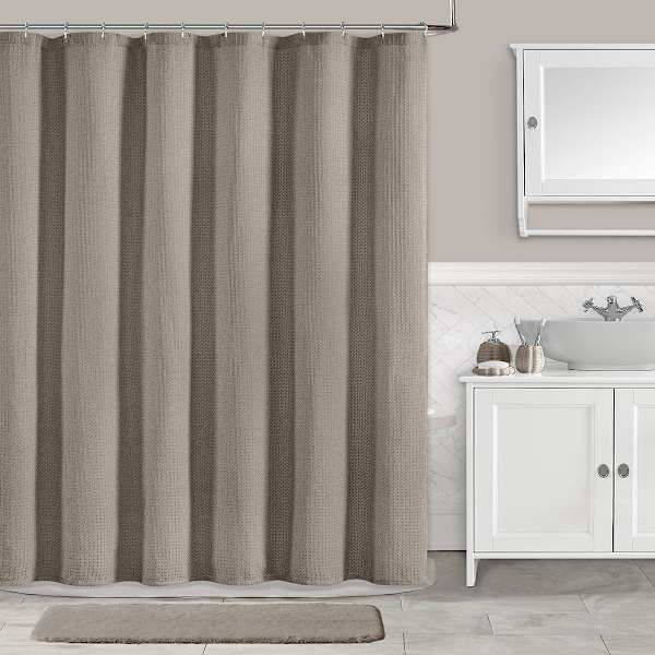 Crosby St. Taupe Sussex Shower Curtain, 72"