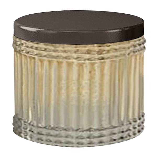 Found & Fable Kai Amber Jar, 5"