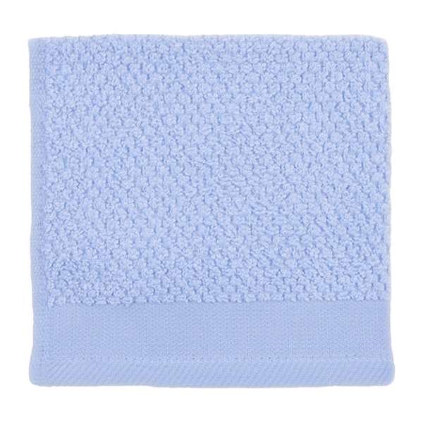 Providence Melange Light Blue Washcloth, 13"