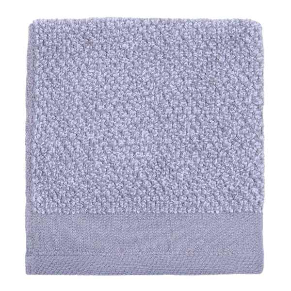 Providence Melange Grey Washcloth, 13"