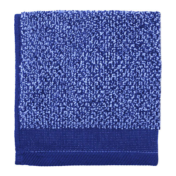Providence Melange Navy Blue Washcloth, 13"