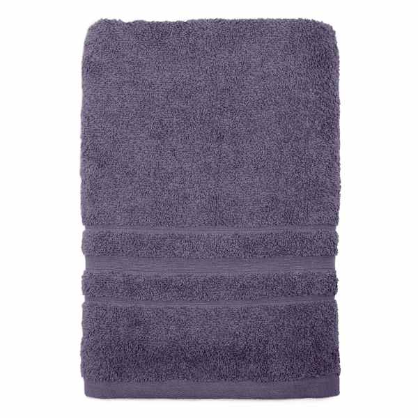 Essential Solid Purple Bath Towel, 30x54