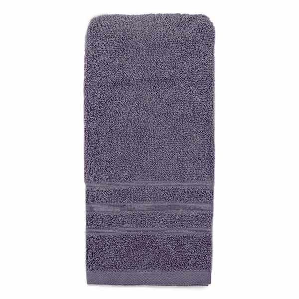 Essential Solid Purple Hand Towel, 16x26