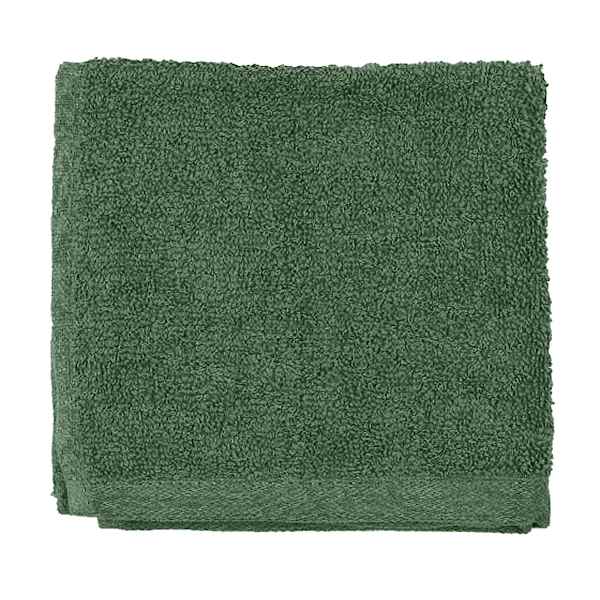 Essential Solid Green Washcloth, 13"