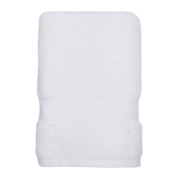 Providence Luxury White Bath Sheet, 33x64