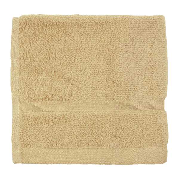 Essential Solid Yellow Washcloth, 13"