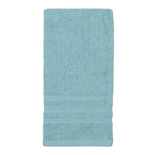 Essential Solid Turquoise Hand Towel, 16x26
