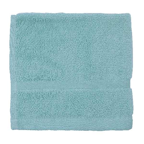 Essential Solid Turquoise Washcloth, 13"
