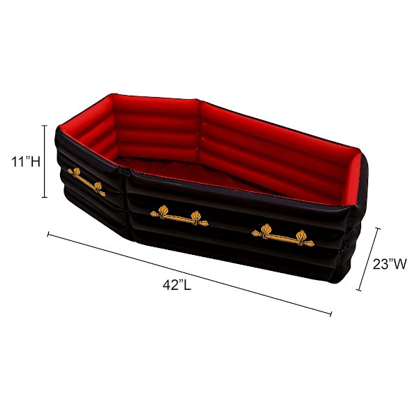 Coffin Halloween Inflatable, 42" Wide