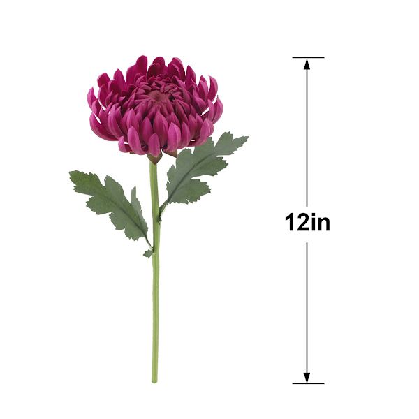 Willow Crossley Purple Mum Floral Pick, 12"
