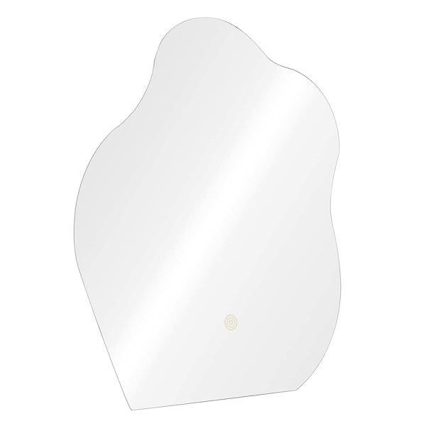 Wavy LED Wall Mirror, 16x19