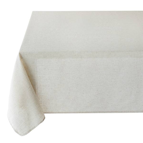 Natural Darby Tablecloth, 60x104