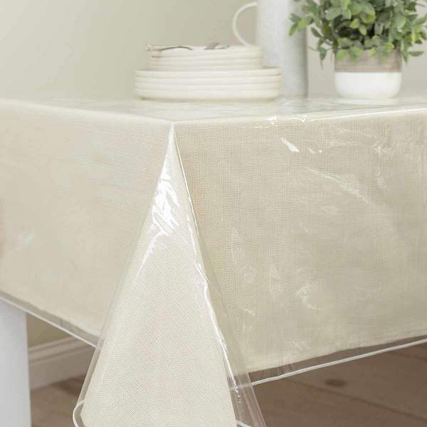 Clear Vinyl Tablecloth, 60x84