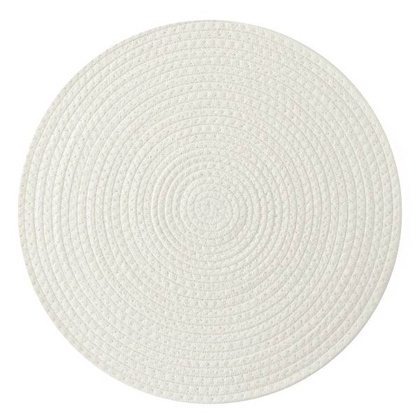 Avilla Ivory Round Placemat, 15"