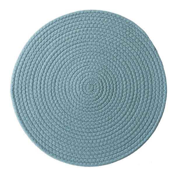 Avilla Turquoise Round Placemat, 15"