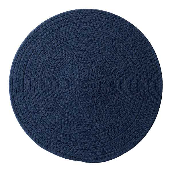 Avilla Navy Round Placemat, 15"