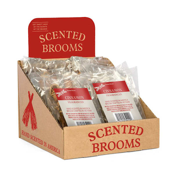 Cinnamon Scented Broom, 6"