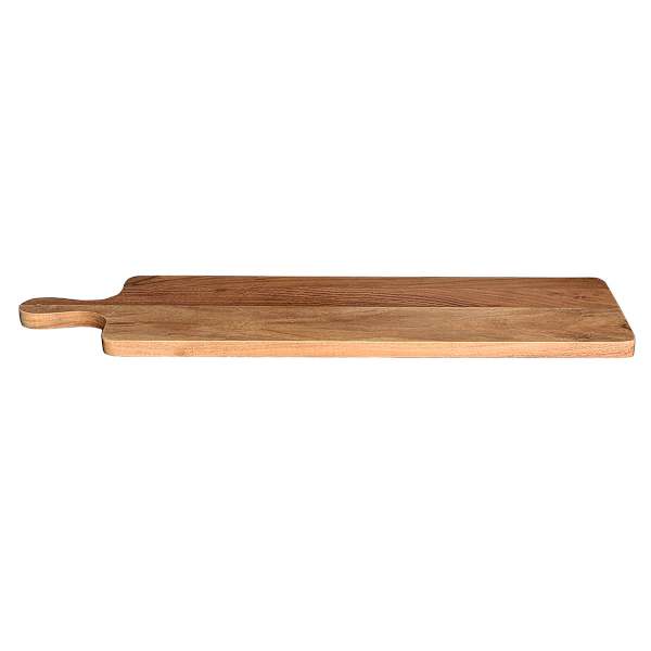 Large Acacia Wooden Rectangle Charcuterie Board, 31"