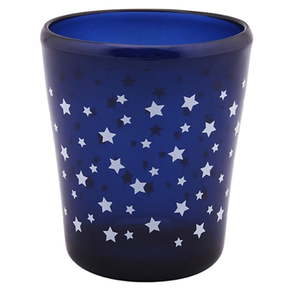 Patriotic Star Cup Double Old Fashioned Glass