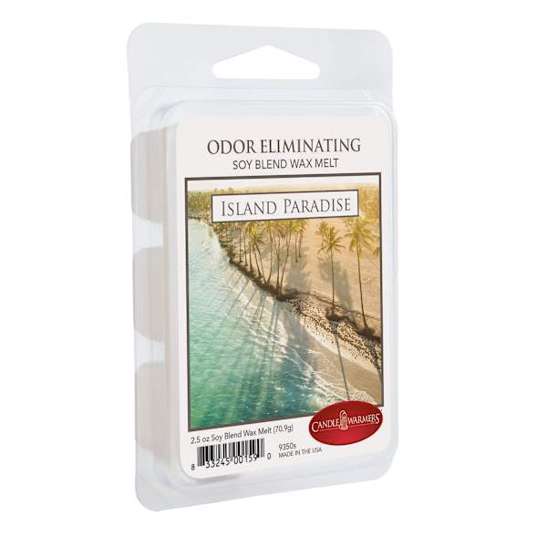 Island Paradise Scented Odor Eliminating Wax Melts, 2.5oz