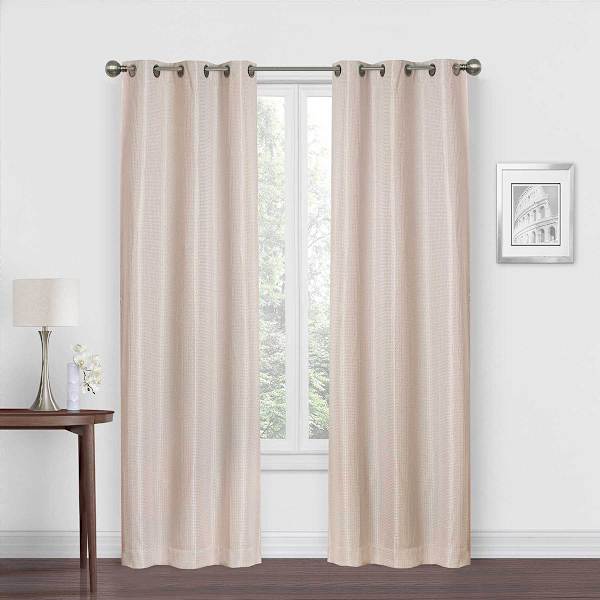 Morrison Pink Blackout Grommet Curtain Panel, 84"