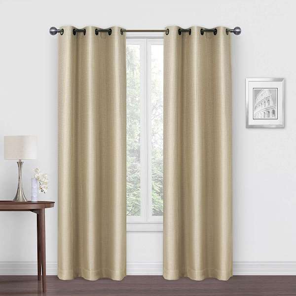 Morrison Brown Blackout Grommet Curtain Panel, 84"