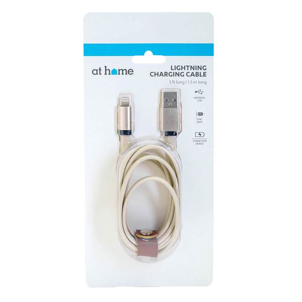 Lightning Charging Cord - White Alyssum