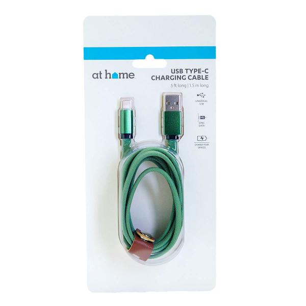 Usb C Charging Cord - Green- Loden Frost