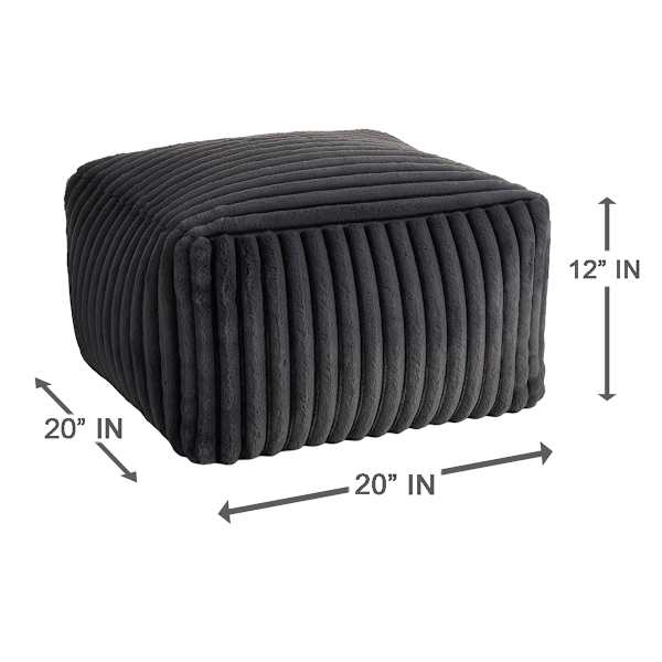 Esme Pouf, Grey