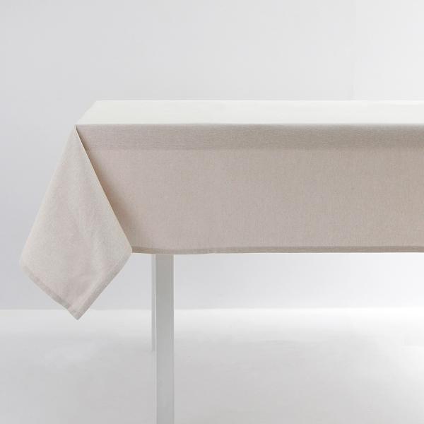 Neutral 100% Cotton Tablecloth, 60x104