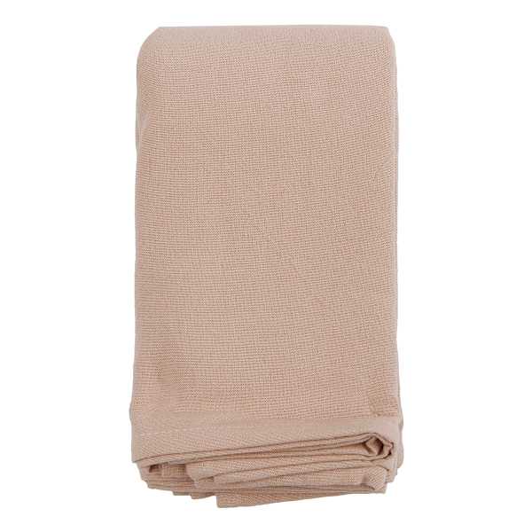 Set of 4 Rose Linen-Like Cotton Napkins, 18"