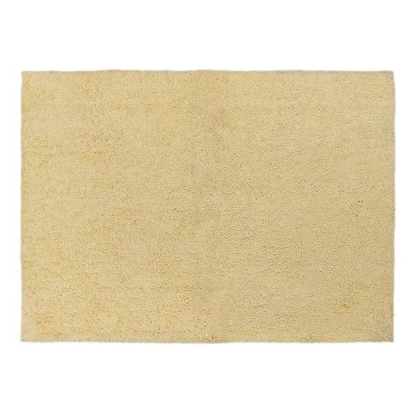 Essential Cut Pile Yellow Bath Rug, 17x24