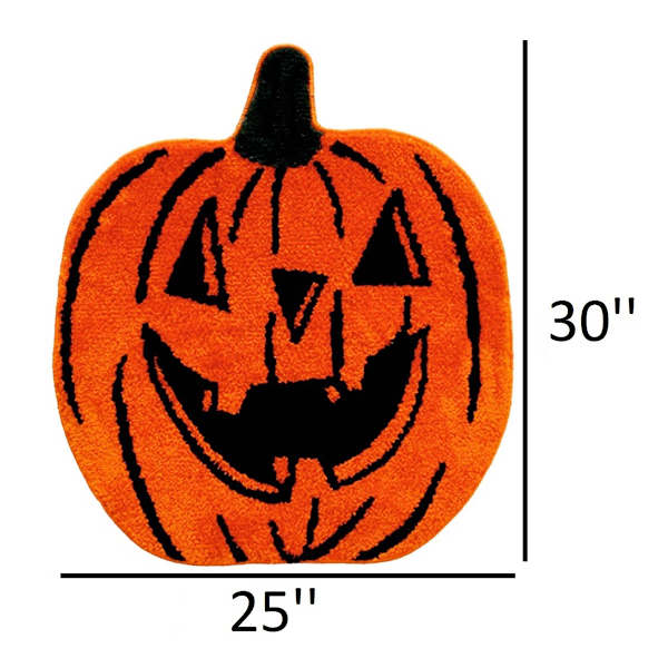 Happy Haunting Jack-o'-Lantern Bath Rug