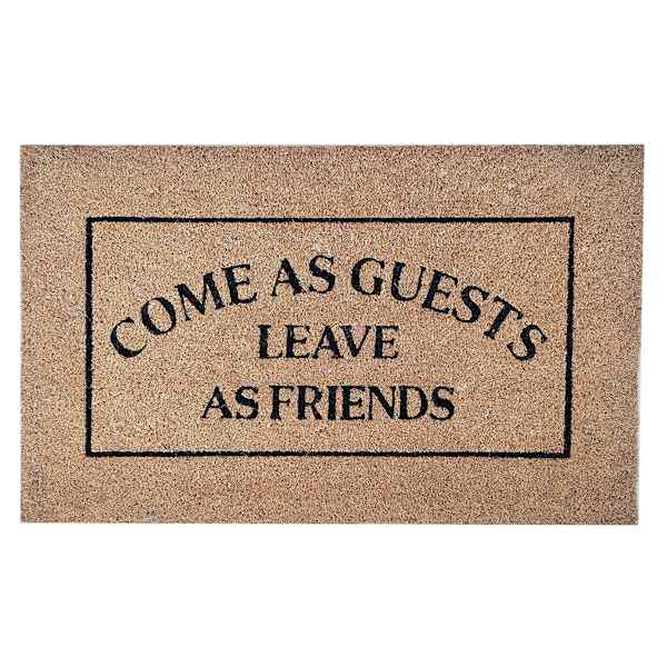 Honeybloom Come As Guests Coir Mat, 18x30