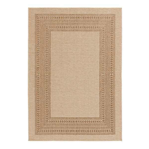 (E523) Providence Santorini Sutton Natural Outdoor Area Rug, 7x9