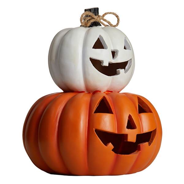 LED Pumpkin Stack, 10.25"