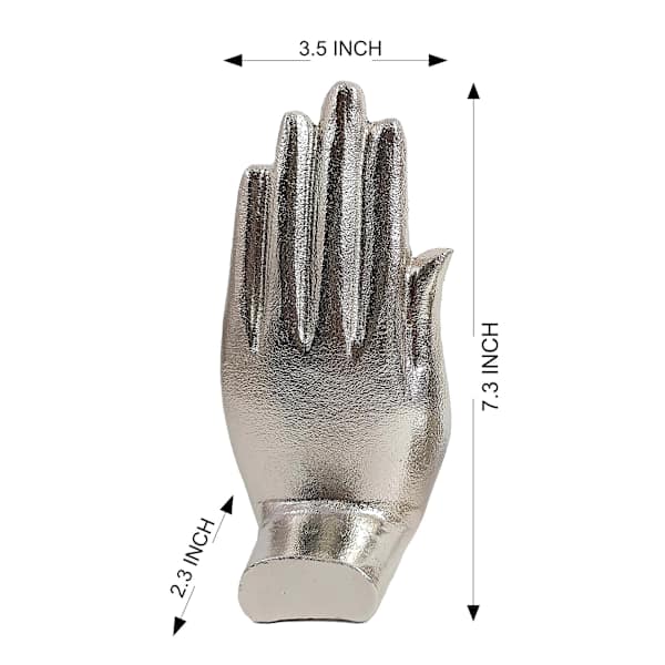 Found & Fable Hand Bookend, 7.5"