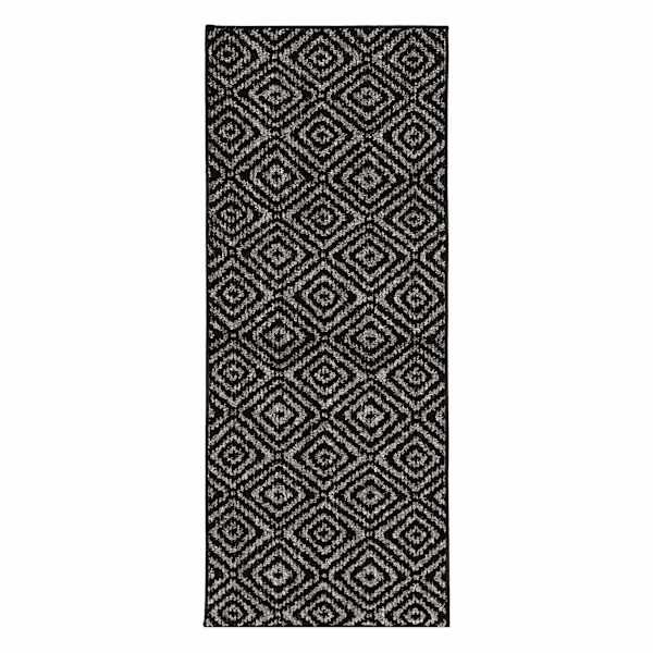 Dark & Light Grey Classic Loop Accord Runner, 2x5