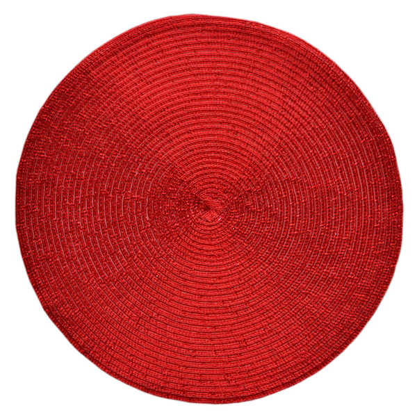 Red Sparkle Placemat, 15"