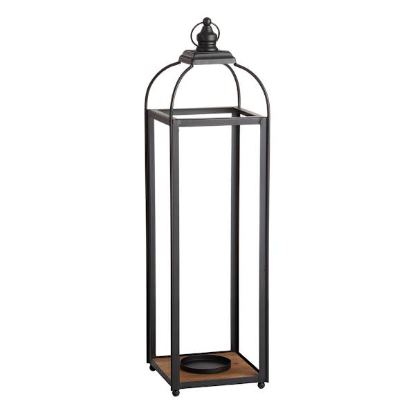 Black Metal Lantern, 31"