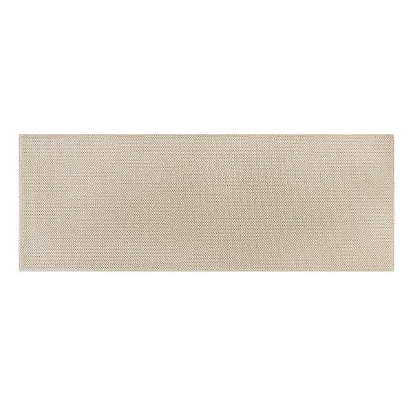 Tan Memory Foam Bath Runner, 22x60