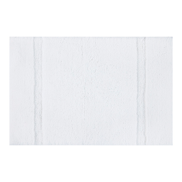 Providence Orion White Cotton Bath Rug, 20x30