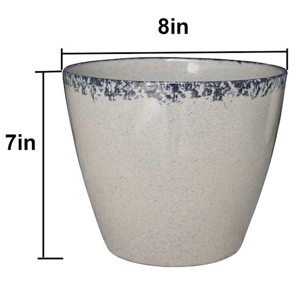 Honeybloom Robin Tan Outdoor Planter, 8"