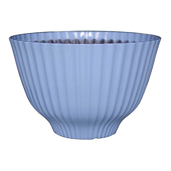 Providence Light Blue Serrated Planter, 12"