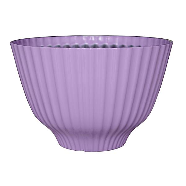Providence Light Purple Serrated Outdoor Planter, 12"