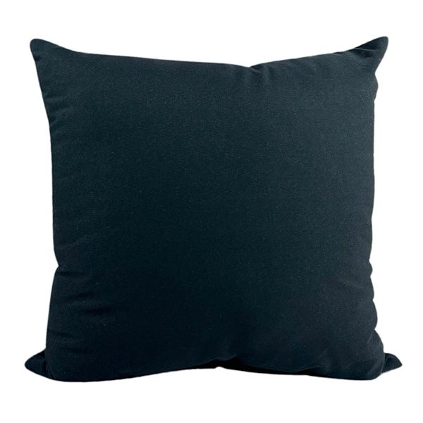 Black Throw Pillow, 18"