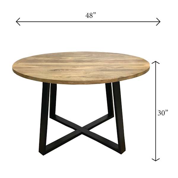 Found & Fable Cecelia Mango Wood Dining Table